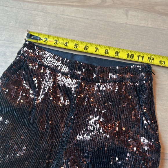 Express High Waisted Sequin Wide Leg Pants NWT - Picture 12 of 14